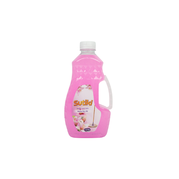 Nước lau sàn Sutiki hương thanh trúc chiết xuất bưởi tươi / hương lily 1.8kg – Làm sạch vượt trội, hương thơm thiên nhiên