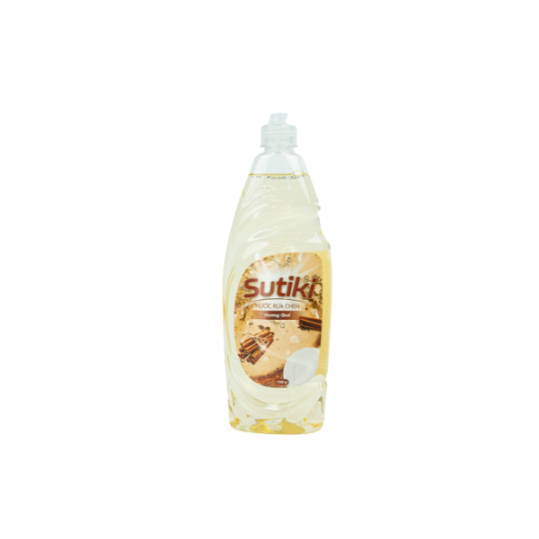 Nước rửa chén Sutiki hương Trà Xanh / Lô Hội / Chanh / Quế 750g – Sạch dầu mỡ – Dịu nhẹ cho da tay